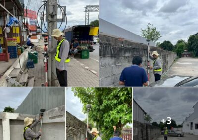 งานรังวัดสอบเขตที่ดิน : นครอินทร์ (สะพานพระราม 5) จ.นนทบุรี